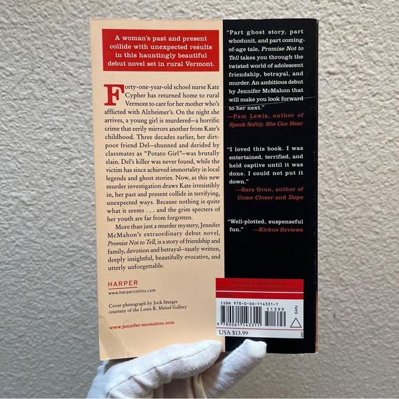 Book: Promise Not to Tell: A Novel. By Jennifer McMahon. VGUC - Picture 2 of 5